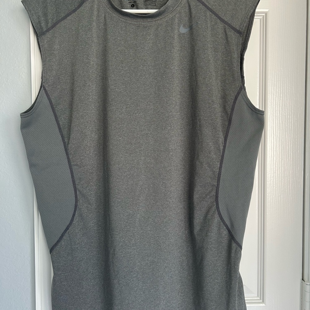 Nike Charcoal Sleeveless Sports Top